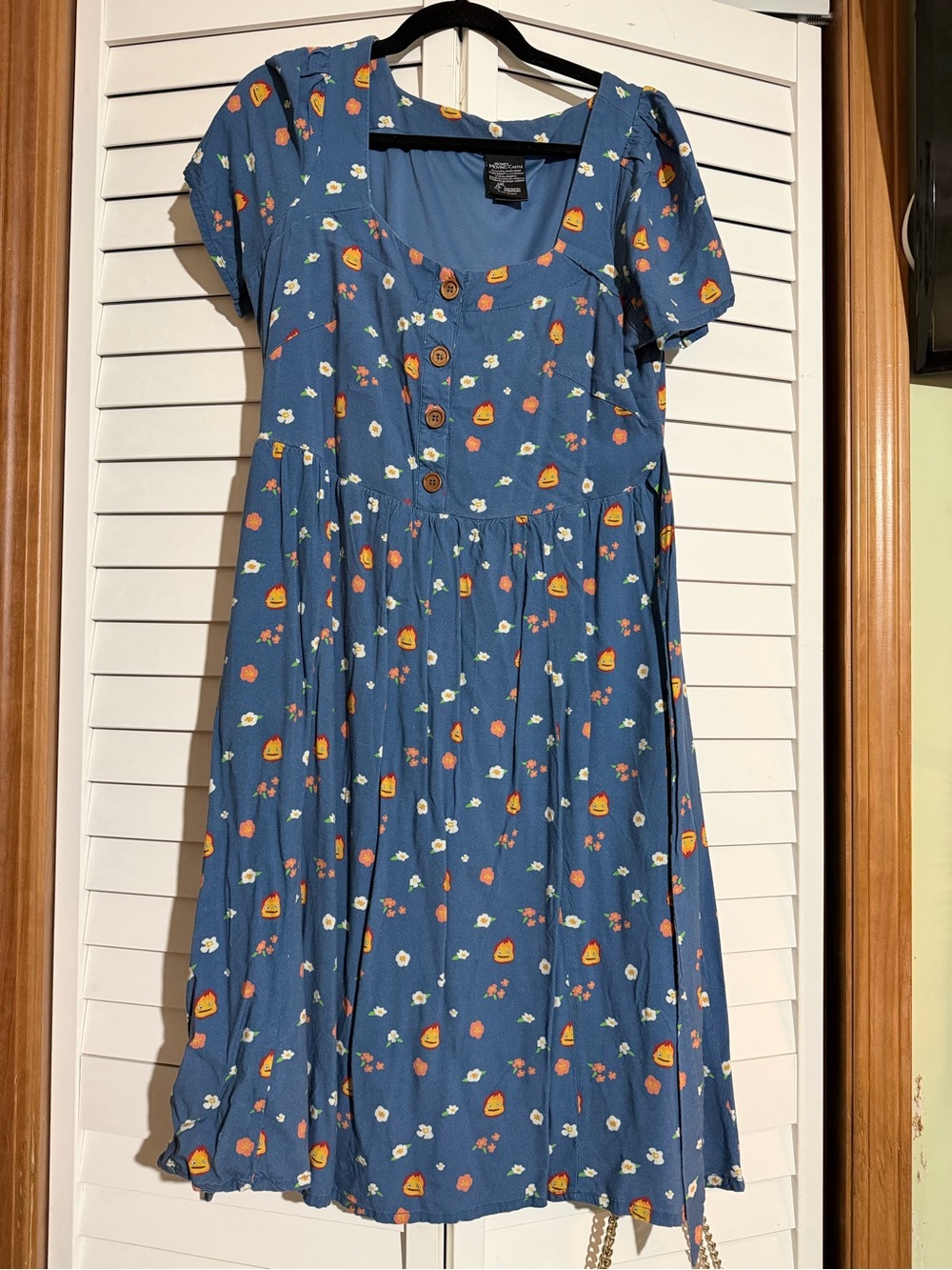Howl’s Moving Castle Scoop-Neck Midi Dress